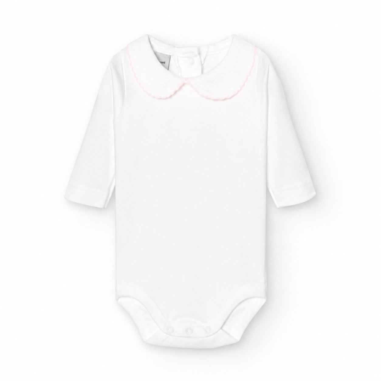 Babidu romper met kraag roze